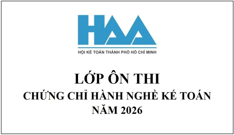 LỚP ÔN THI CHỨNG CHỈ HÀNH NGHỀ KẾ TOÁN NĂM 2026